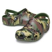 Crocs Classic Camo Clog Unisex Militärgrön US M9/W11 (EU 42-43)