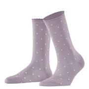 Falke Strumpor Spike Dot Women Socks Lila bomull Strl 35/38 Dam