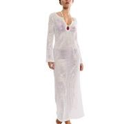 Triumph Beach MyWear Crochet Long Dress Vit polyester 42 Dam