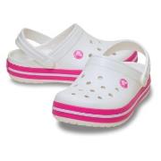 Crocs Crocband Clog Toddler Rosa/Vit US C8 (EU 24-25) Barn