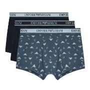 Armani Logo Boxer Briefs With Core Logo Waistband Kalsonger 3P Marin/B...