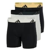 adidas Kalsonger 3P Active Flex Cotton Boxer Brief Grå/Svart bomull La...