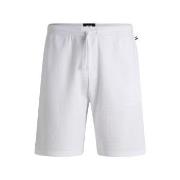 BOSS Waffle Nightwear Shorts Vit Medium Herr
