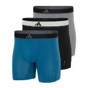 adidas Kalsonger 3P Active Micro Flex Boxer Brief Grå/Blå polyester La...