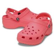 Crocs Classic Platform Clog Hallonröd US W7 (EU 37-38) Dam