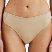 Bread and Boxers Cotton Thong Trosor 2P Beige ekologisk bomull Medium ...