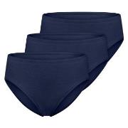 Schiesser Trosor 3P Essentials Cotton Briefs Mörkblå bomull 42 Dam