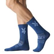 Sege Glide Light Wool Ski Socks Strumpor Marin/Blå Strl 34/36