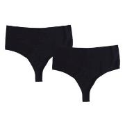 Pierre Robert Trosor 2P Invisible Micro High Waist String Svart Medium...
