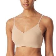 Schiesser BH Invisible Soft Bustier Padded Bralette Sand 36 Dam