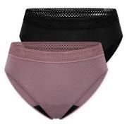 Schiesser Trosor 2P Care Rio Period Pants Flerfärgad bomull 42 Dam