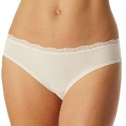 Schiesser Trosor Unique Cotton Rio Brief With Lace Creme bomull 36 Dam