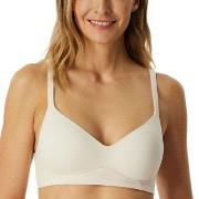 Schiesser BH Unique Cotton Soft Bra Creme bomull B 90 Dam