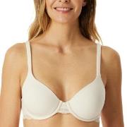 Schiesser BH Unique Cotton Wired Bra Creme bomull D 80 Dam
