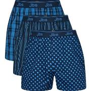 JBS Kalsonger 3P Organic Cotton Boxershorts Blå/Blå ekologisk bomull X...