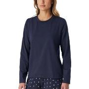 Schiesser Mix and Relax Cotton Longsleeved Shirt Mörkblå bomull 34 Dam