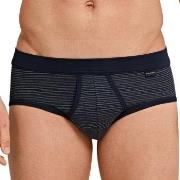 Schiesser Kalsonger Sport Brief With Fly Mörkblå bomull Medium Herr
