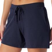 Schiesser Women Mix and Relax Cotton Shorts Mörkblå bomull 48 Dam