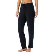 Schiesser Women Mix and Relax Straight Pants Svart modal 40 Dam