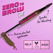 NYX Professional Makeup Zero To Brow Longwear Vegan Tinted Eyebrow Gel...