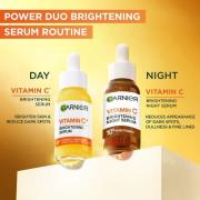 Garnier Vitamin C Day and Night Serum Set for Face, Anti-Dark Spots an...