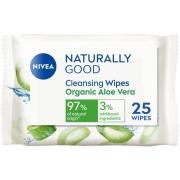 Nivea Naturally Good Wipes 25 pcs
