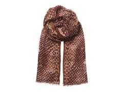 Becksöndergaard Russel Snake Scarf 100x200 cm, Dusty Pink, 60% Cotton ...