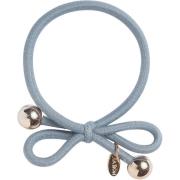 IA BON Hair Tie Gold Bead Dusty Blue - pcs 1