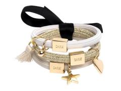 Dark Hair Ties 3 Pk Charm Sand - pcs 1