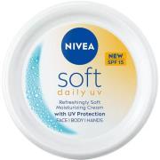 NIVEA Soft Daily UV Moisturizing Cream SPF15 100 ml