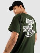 Monet Skateboards Ska Skate T-Shirt dark green