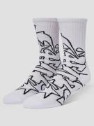 HUF Outlines Crew Socks white