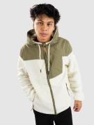 Kazane Noah Hoodie med Dragkedja four leave clo wht asp