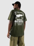 HUF Rim & Wheel Inc T-Shirt hunter green