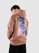 Poetic Collective Painting Hoodie brown