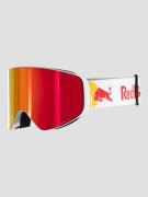 Red Bull SPECT Eyewear Jam White Goggle brown with red