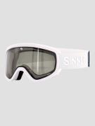 Sinner Estes Matte White Goggle smoke