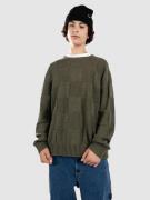 RVCA Hi Grade Boro Crew Pullover olive heather