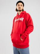 Thrasher Godzilla Hoodie red