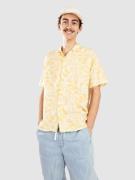 Fat Moose Zane Cotton Linen Skjorta multi warm yellow/ecru