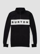 Burton Lowball 1/4 Hoodie med Dragkedja true black