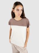 Kazane Yrsa T-Shirt deep taupe birch