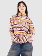 Passenger Ayla Recycled Micro Polartec Fleecetröja geo tracks birch