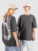 Poetic Collective Spray Text T-Shirt iron grey
