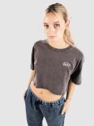 Vans Era Script Relaxed Crop T-Shirt faded black