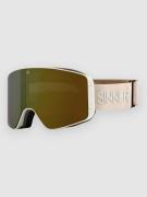 Sinner Aura Matte Light Grey (+ Bonus Lens) Goggle dbl full gold mirro...
