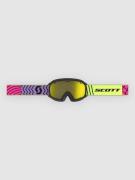 Scott Jr Witty Chrome Purple/Neon Pink Kids Goggle amp yellow chrome s...