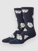 Stance Floral Crew Socks navy