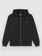 Element Icon Rain Hoodie med Dragkedja flint black