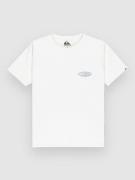 Quiksilver Evo Border Lines Kids T-Shirt snow white